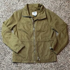 Old Navy | Olive Green Cargo Utility Jacket